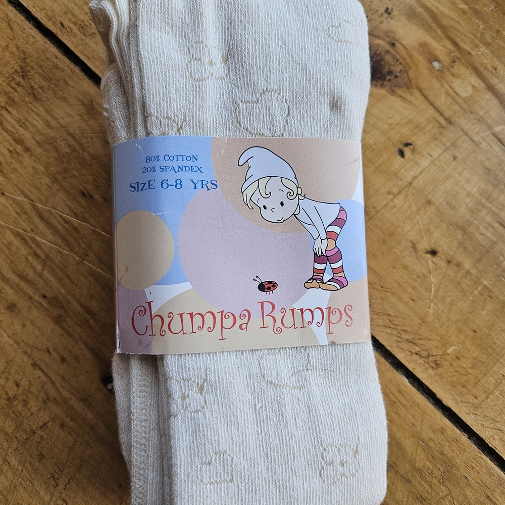 Kids Cream Tights